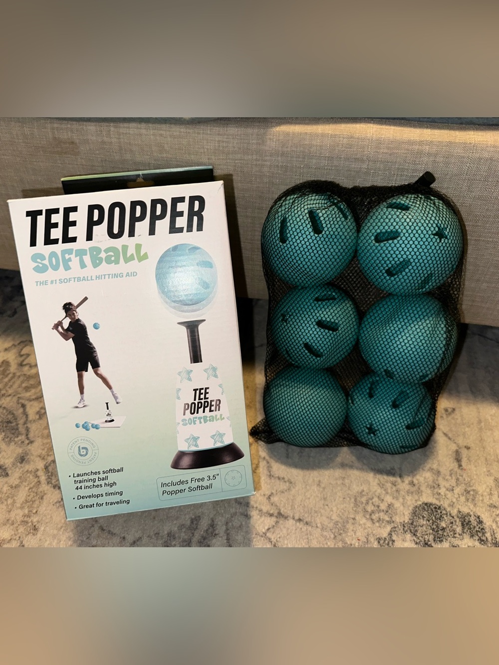 Softball Training Set - Teal Softball Balls